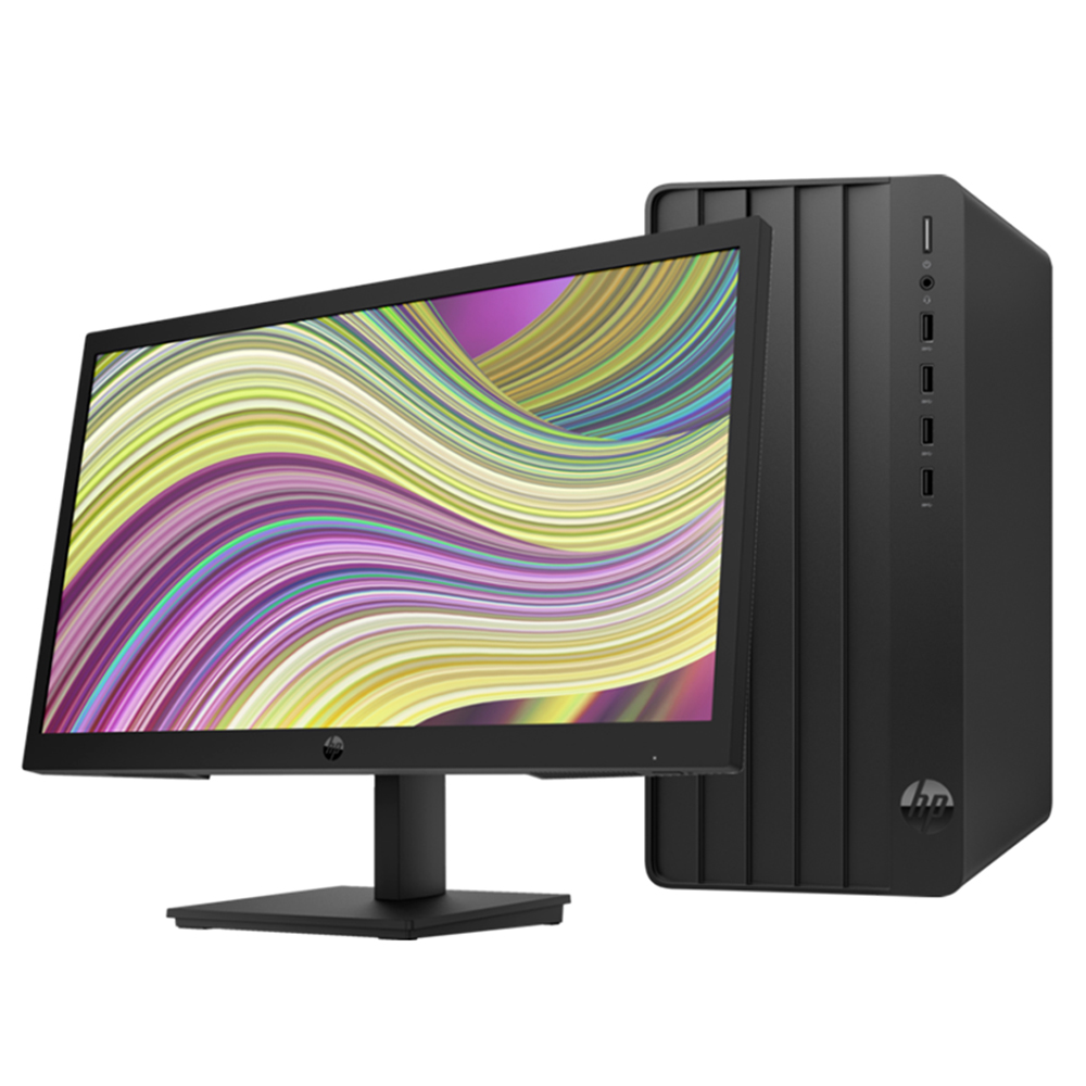 PC DE BUREAU HP 290 G9 (A10L8EA) CORE I3 12100 8G RAM 512G NVME DVD-RW /WIFI/DOS LED 21.5" 322PV