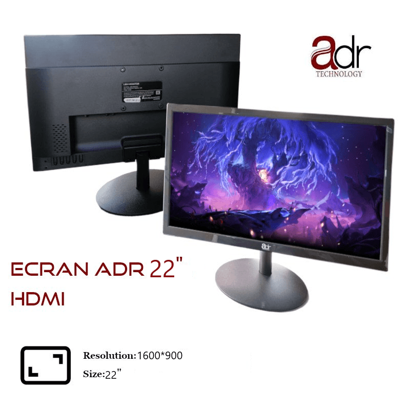 ECRAN ADR 22" HDMI