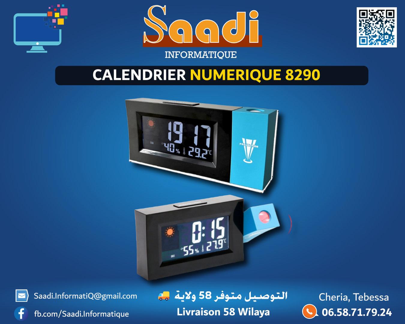 CALENDRIER NUMERIQUE 8290