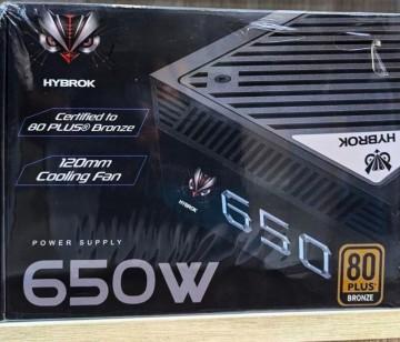 ALIMENTATION HYBROK 650W 80 PLUS BRONZE