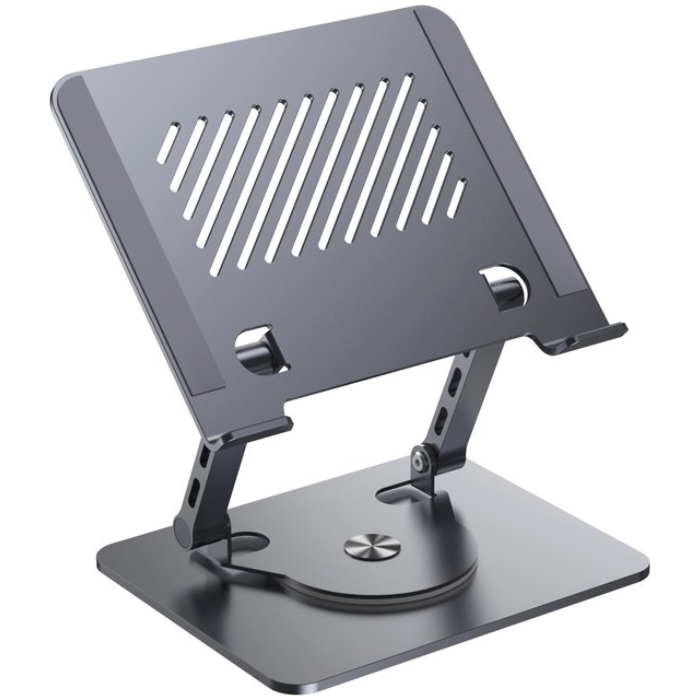 Support LAPTOP Rotatif GRIS METAL