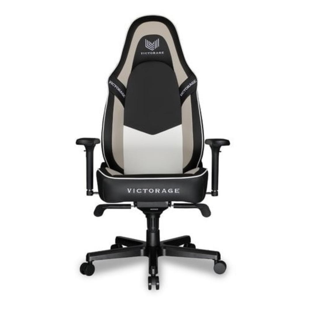 CHAISE GAMING VICTORAGE BLACK/WHITE