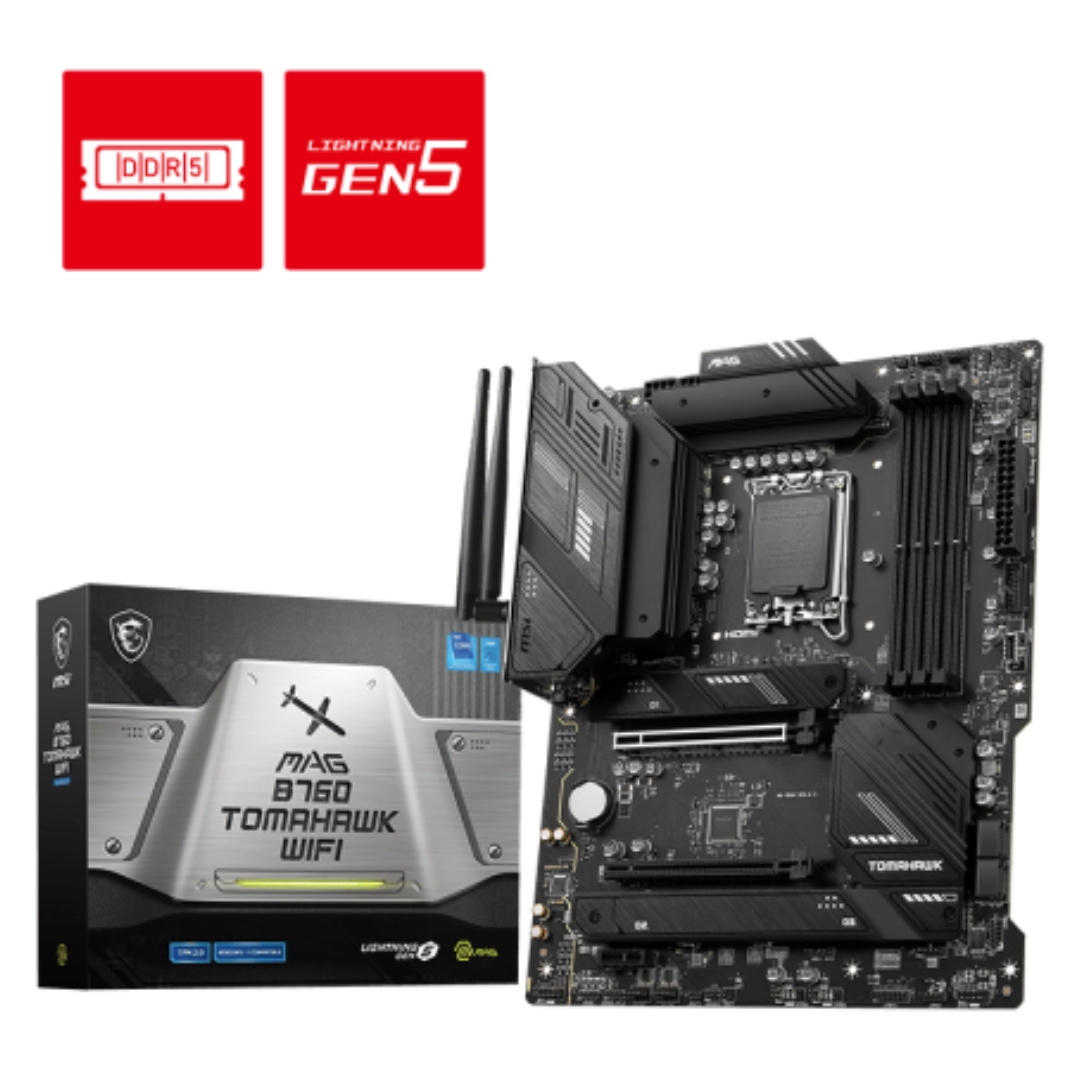 CARTE MERE MSI MAG B760 TMOAHAWK WIFI