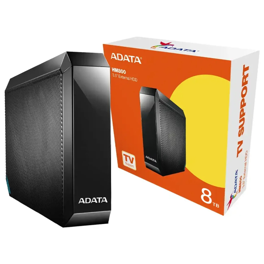 Disque Dur Ext 3.5" 8Tb Adata HM800 USB3.2