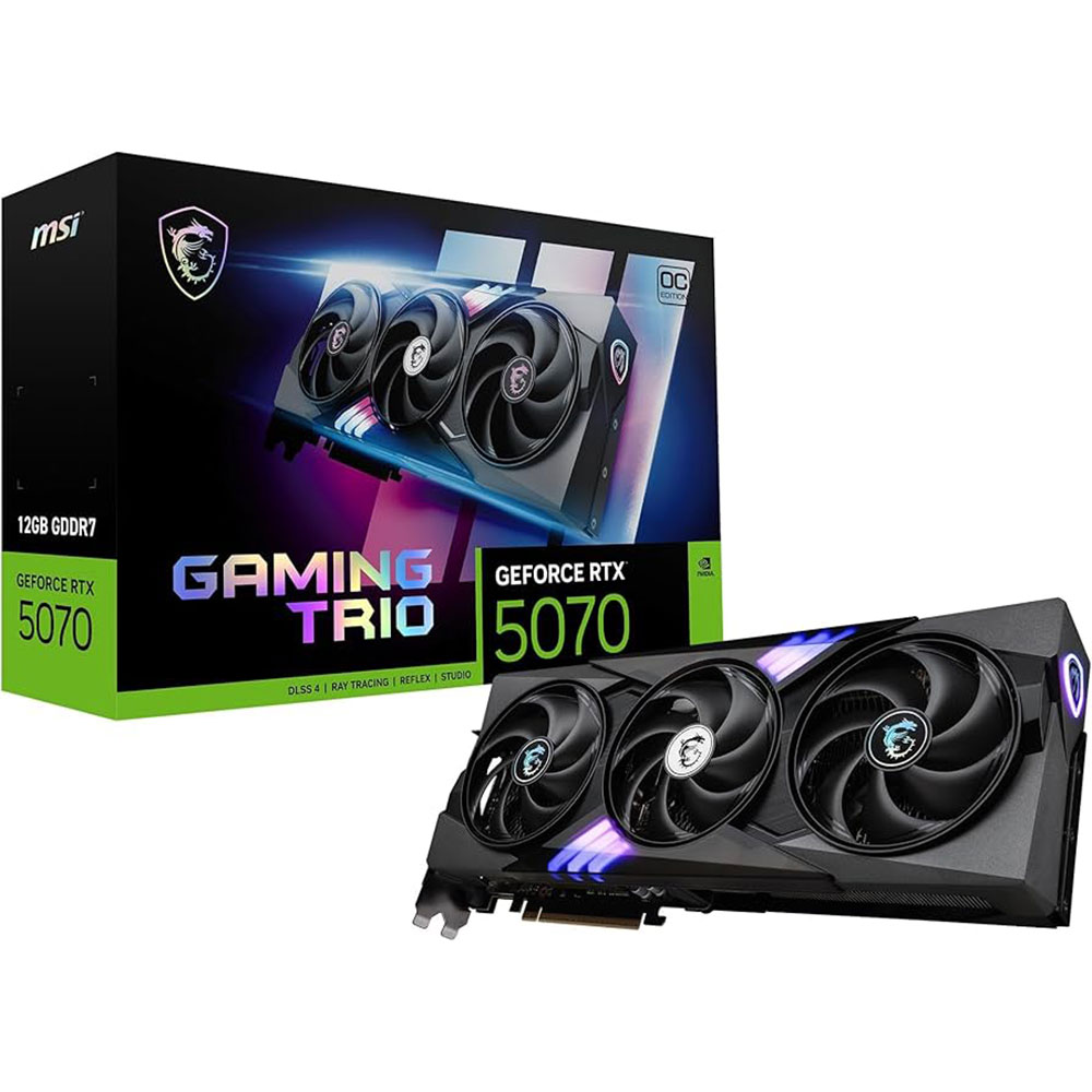 CARTE GRAPHIQUE MSI RTX 5070 12G GAMING TRIO OC