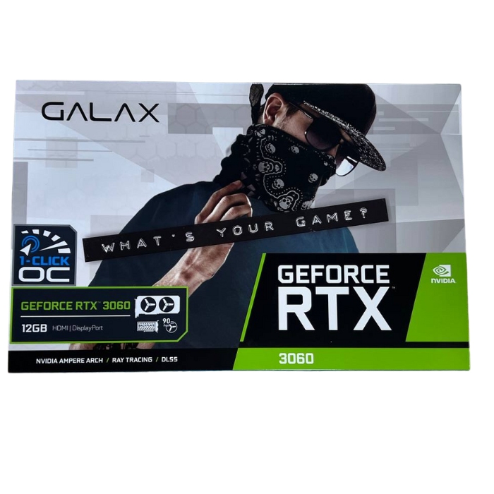 Carte Graphique GALAX GeForce RTX™ 3060 1-Click OC 12Go GDDR6