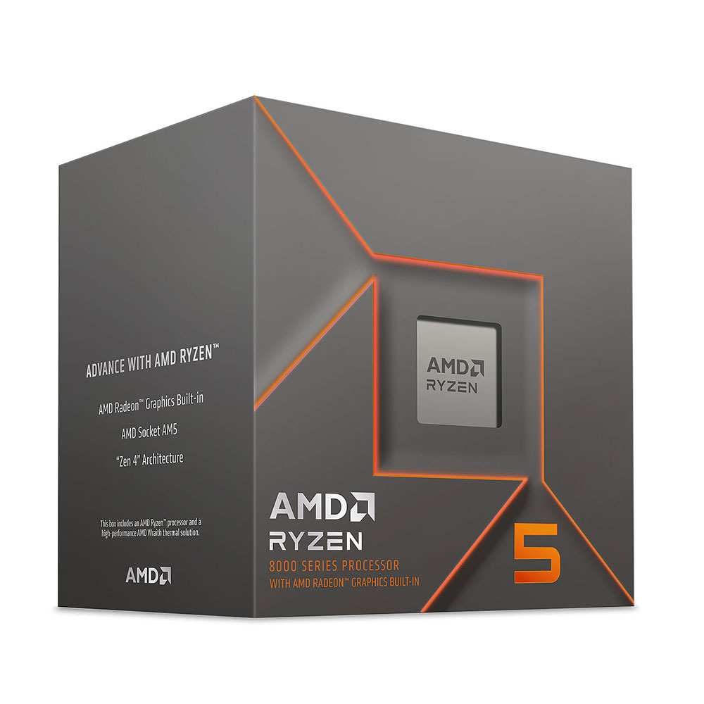 PROCESSEUR AMD RYZEN 5 8500G (3.5 GHZ/5.3GHZ) AM5 22MO CACHE TDP 65W BOX