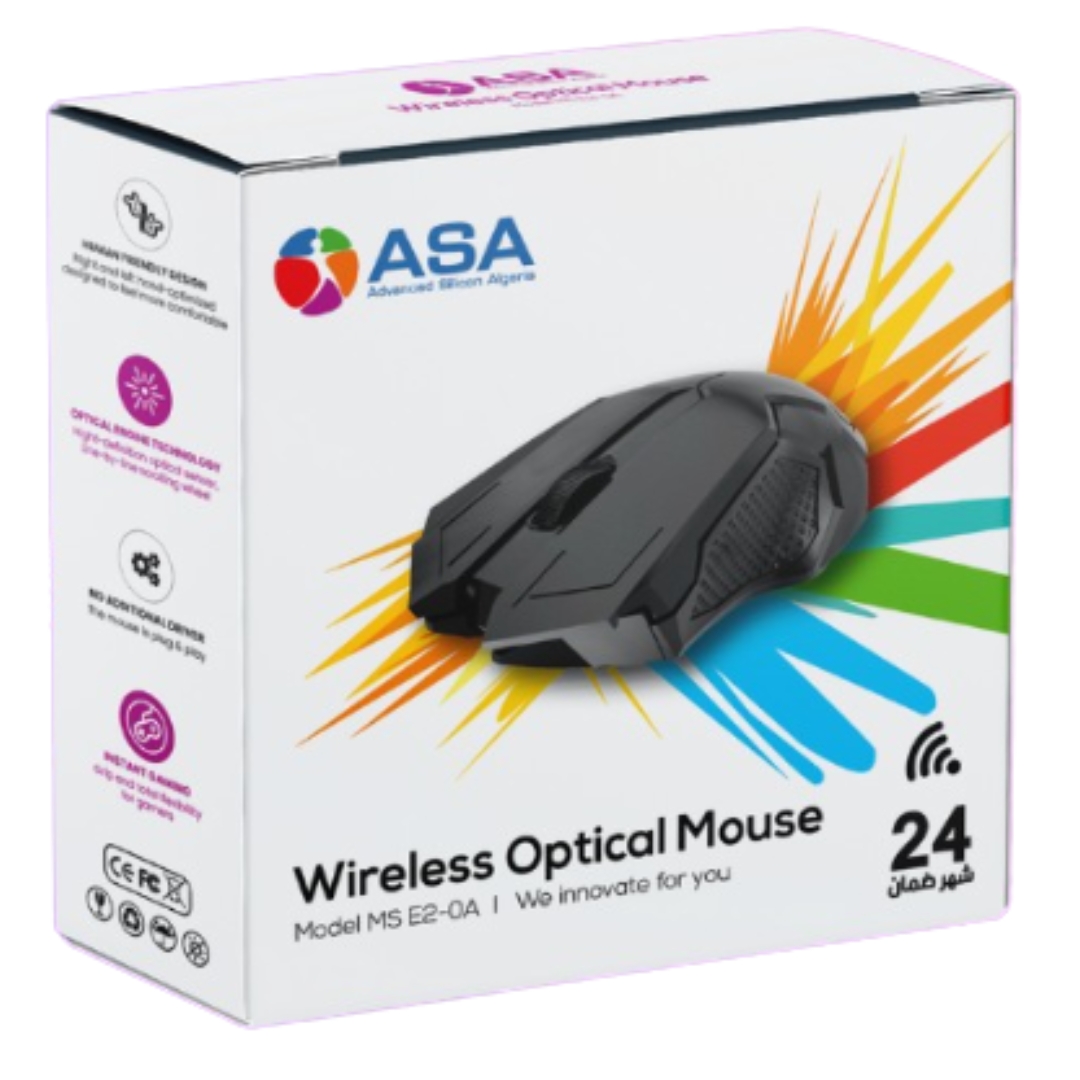 SOURIS SANS FIL ASA MODEL-MSE2-0A