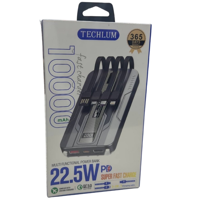 POWER BANK TECHLUM TE-MP11 10000 MAH 5W