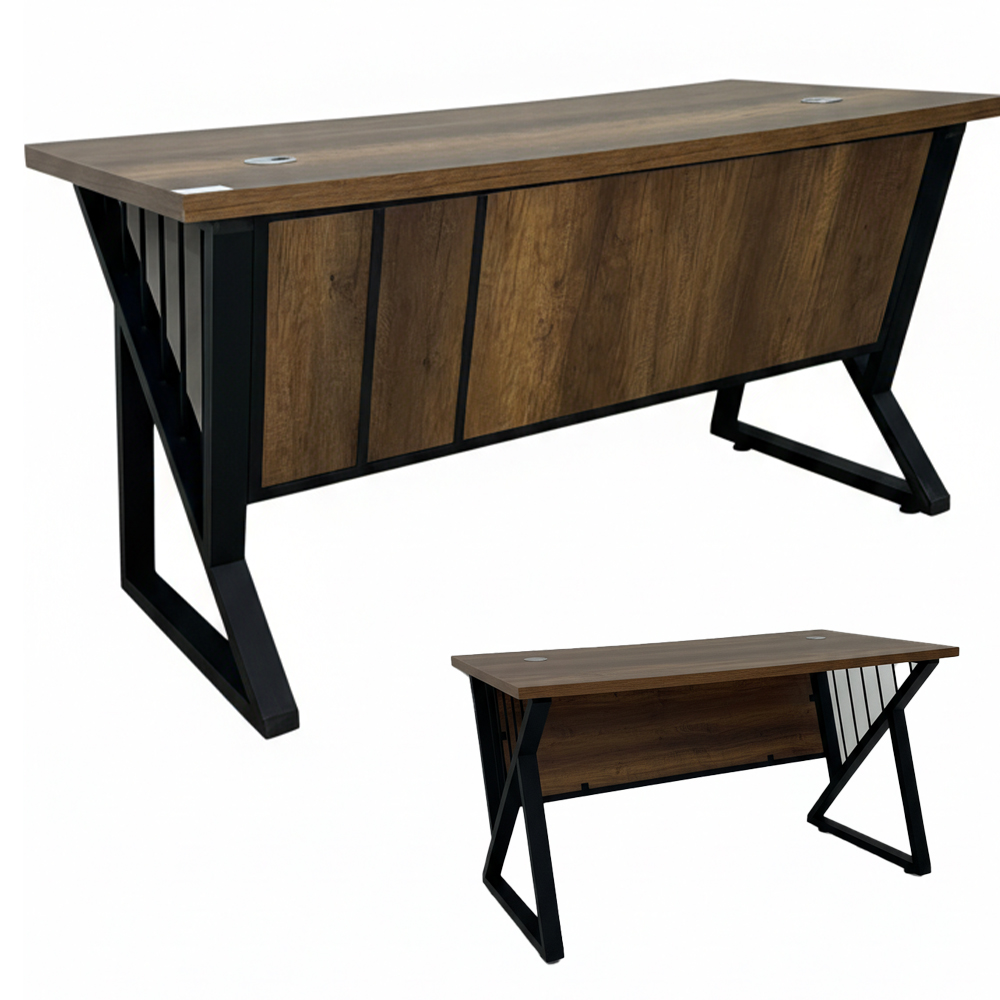 BUREAU ZED BAROK 140*70 PIEDS METALIQUE