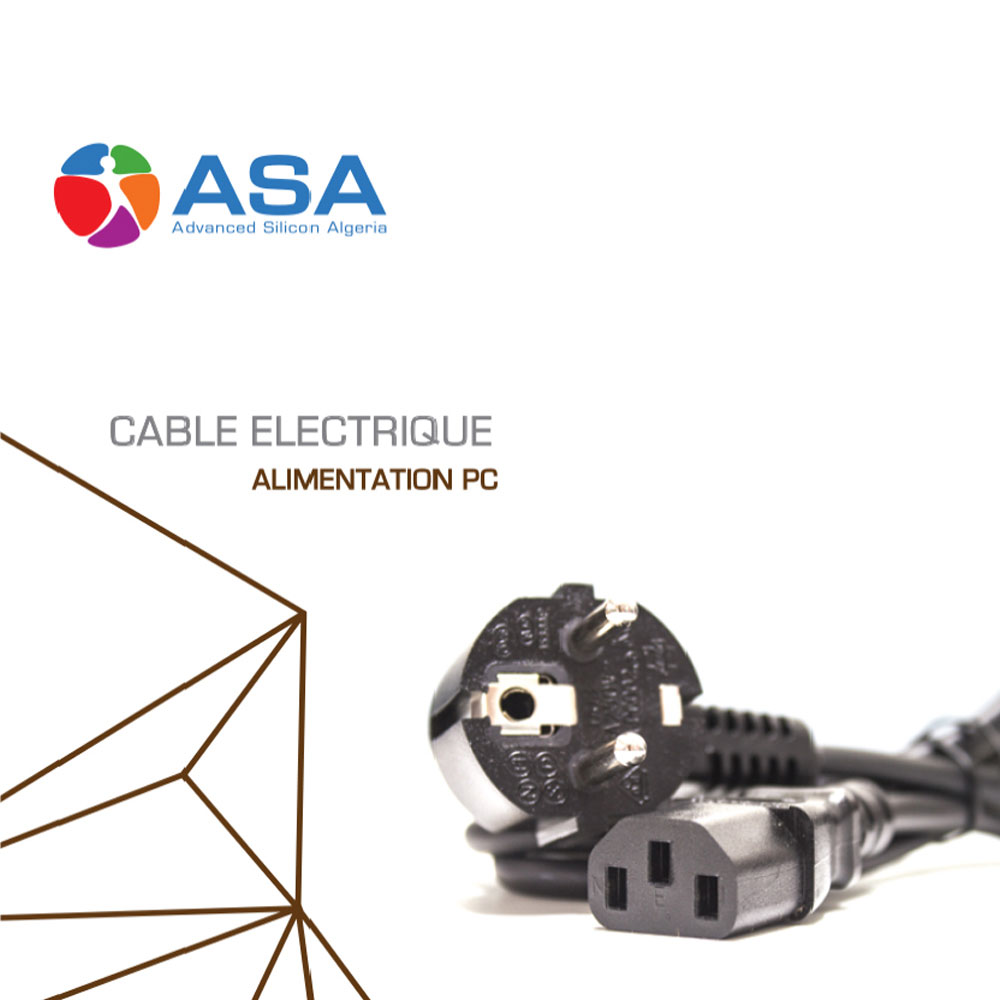 CABLE TREFL ALIMENTATION 1.2M 1Choix ASA