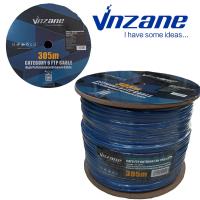 Cable Reseau Vnzane ( Certifié ) 0.5mm CCA CAT6 FTP 305M outdoor single jacket (Im)
