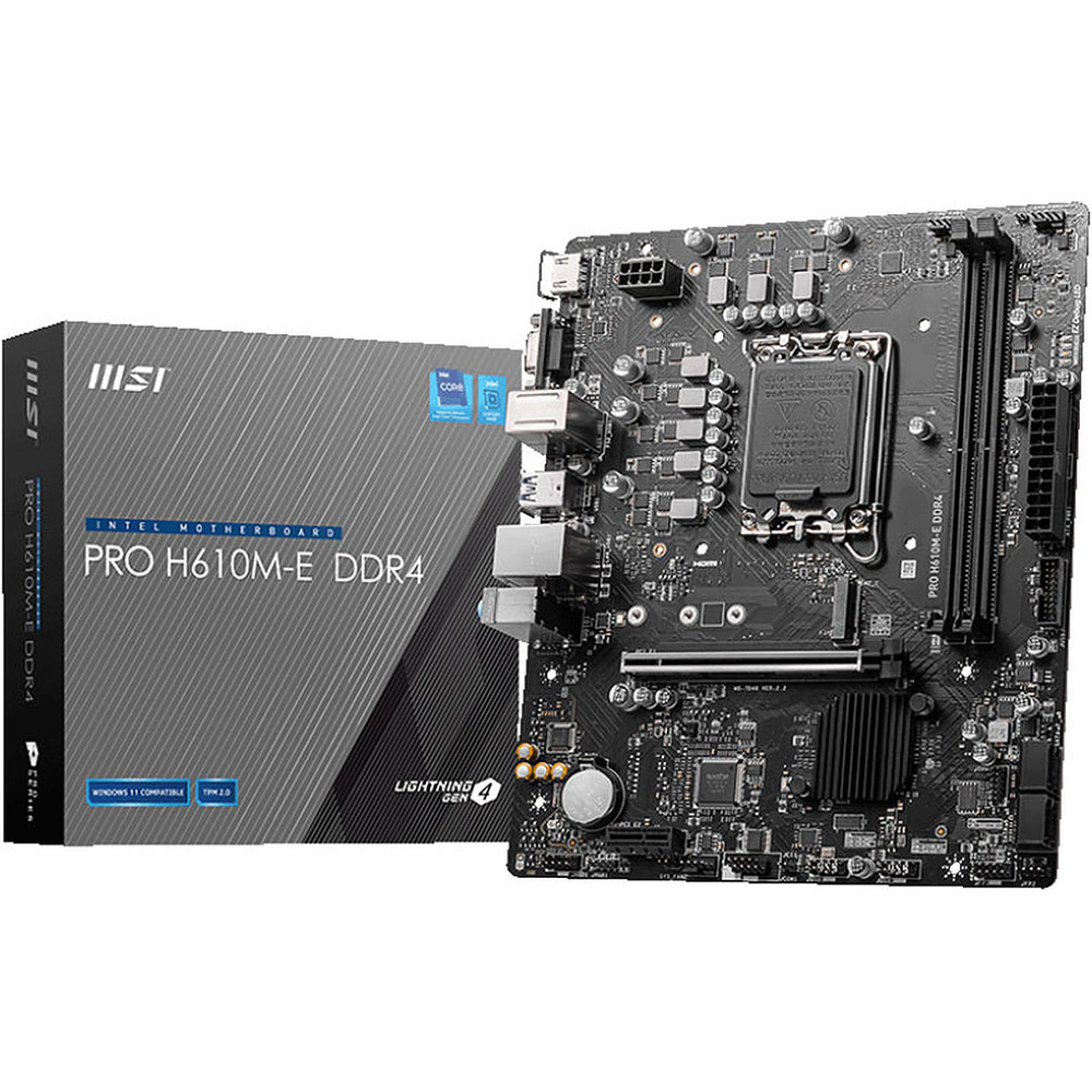 CARTE MERE INTEL MSI PRIME H610M-E DDR5 PCIe 4.0 MICRO ATX