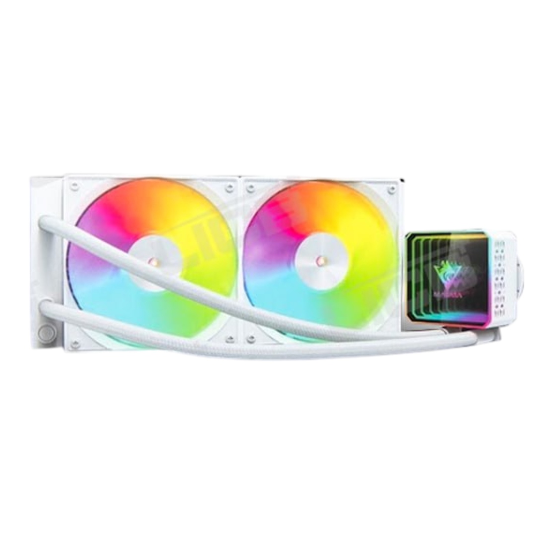 VENTILATEUR CPU WATER COOLING MAGMA 240 2X FAN WHITE ARGB