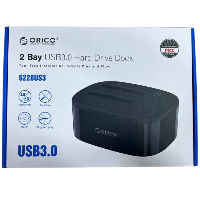 RACK HDD DOCKING USB DISQUE DUR 2.5"+3.5" USB 3.0 ORICO