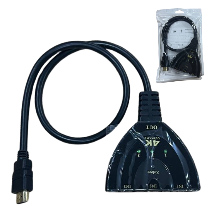 ADAPTATEUR HDMI MAL TO 3 HDMI (switch 4k)