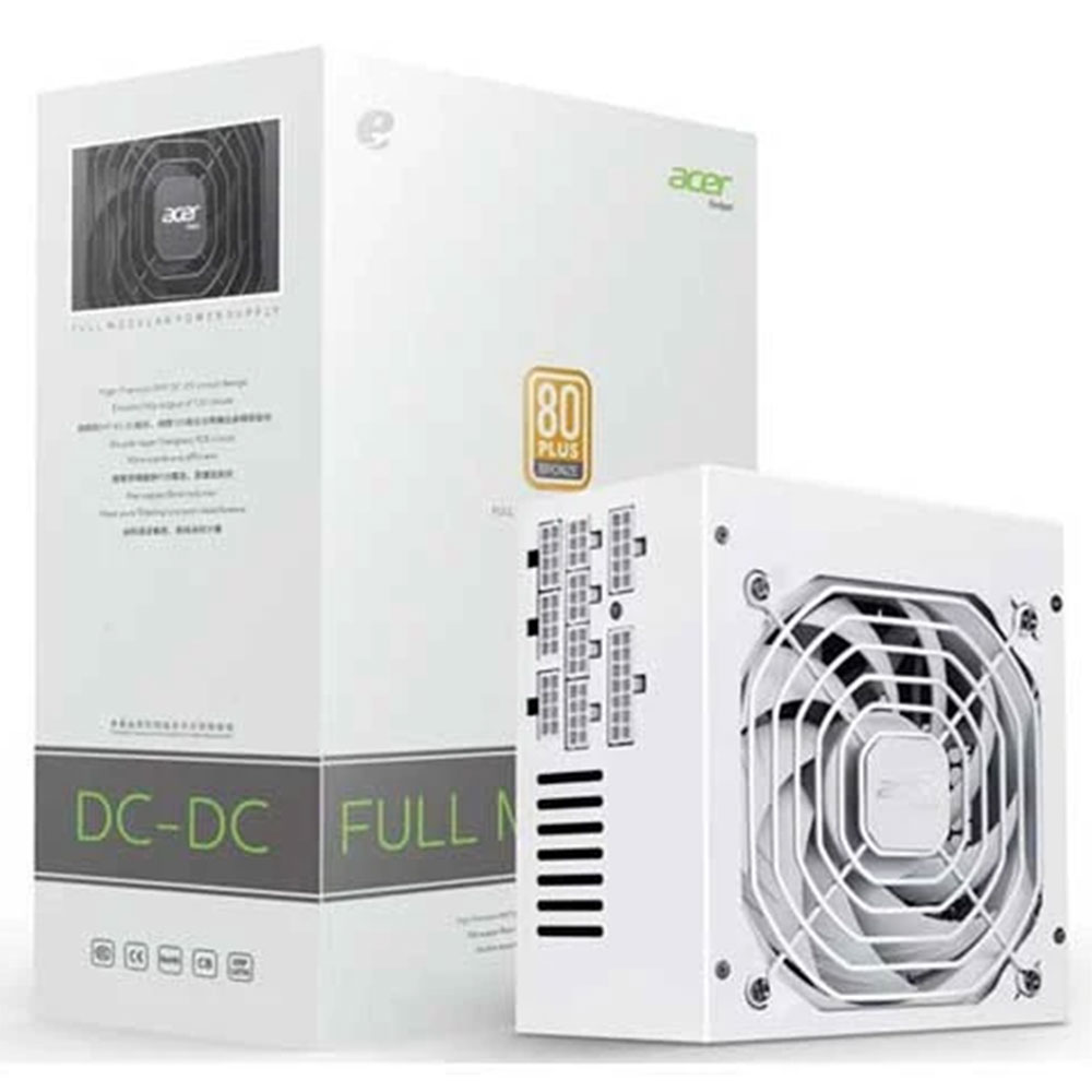 Alimentation Gaming acer 750w white bronze