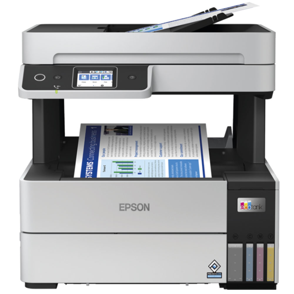 Imprimante Epson EcoTank L6490 Multifonction/Couleur/Réservoir d'encre/Connectivité Wifi, Ethernet et USB/Fax/ Ecran LCD Tactile