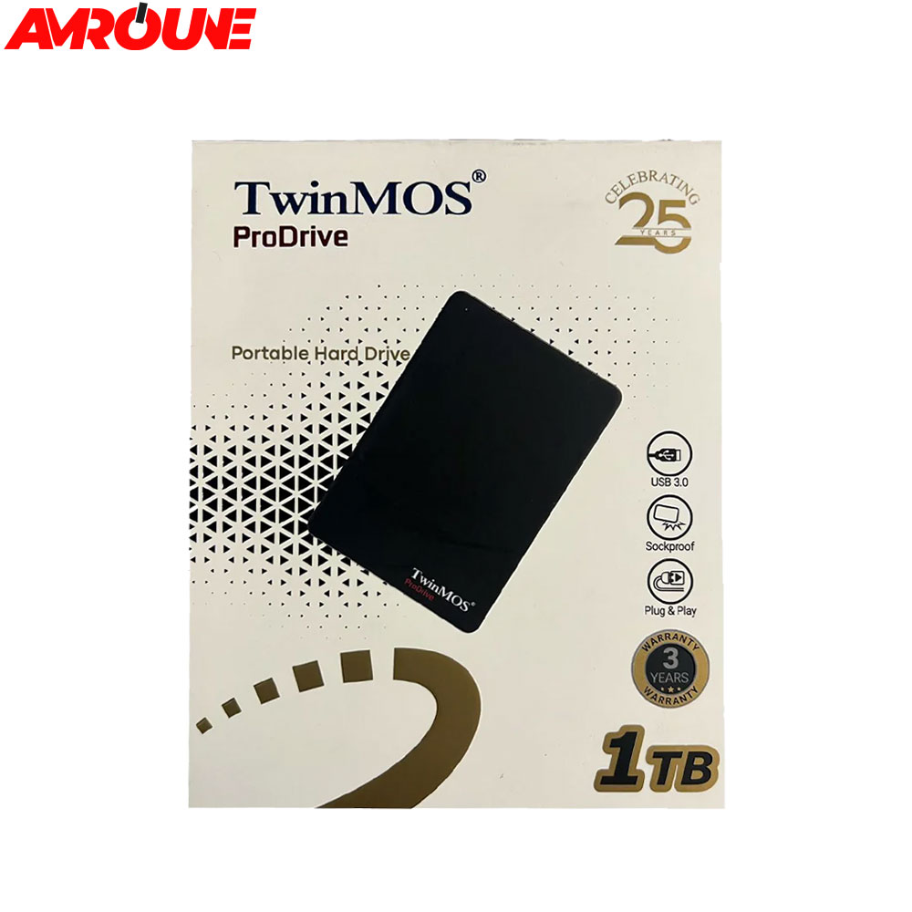 DISQUE DUR EXTERNE 2.5" 1TB TWINMOS USB 3.0