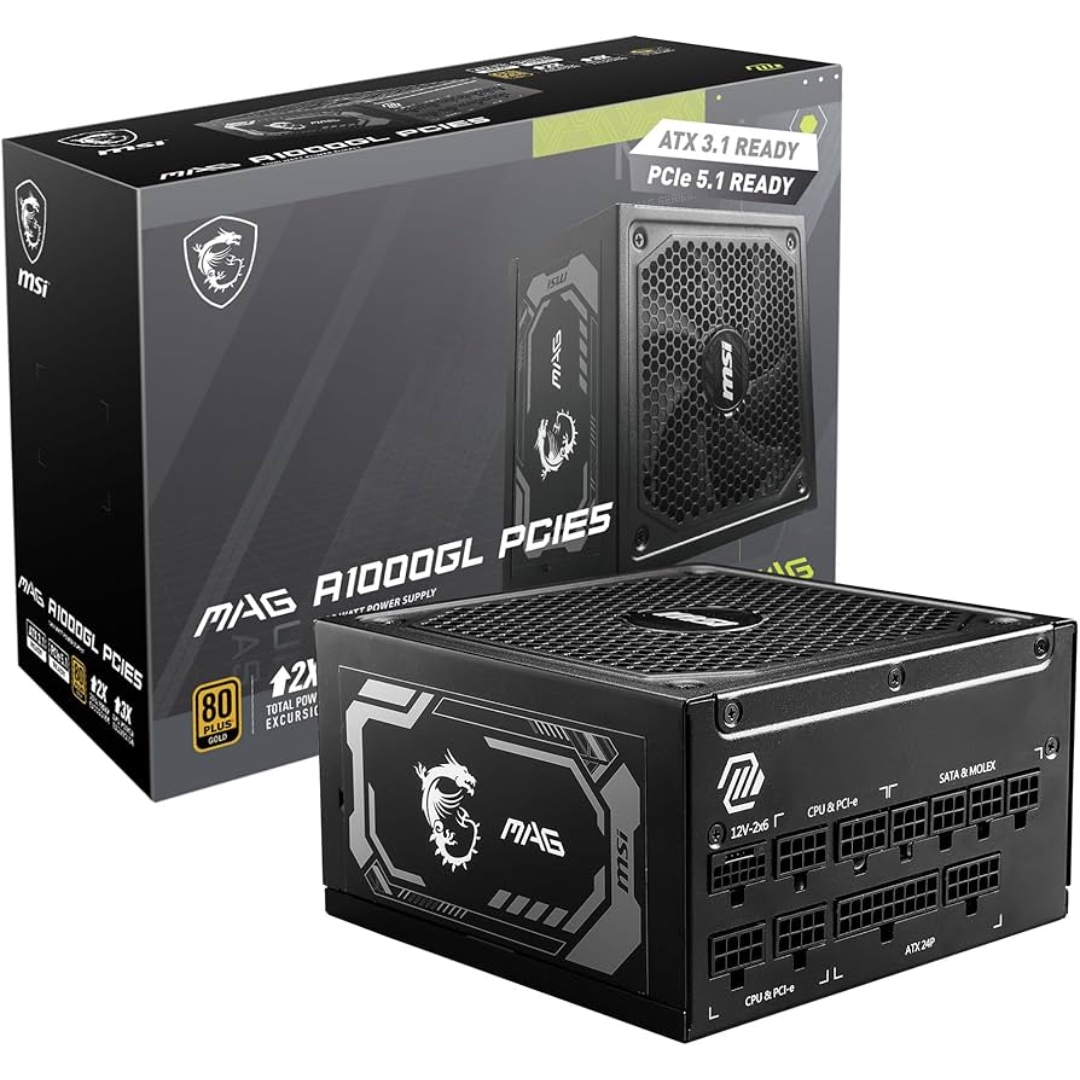 ALIMENTATION MSI MAG 1000W 80+ GOLD