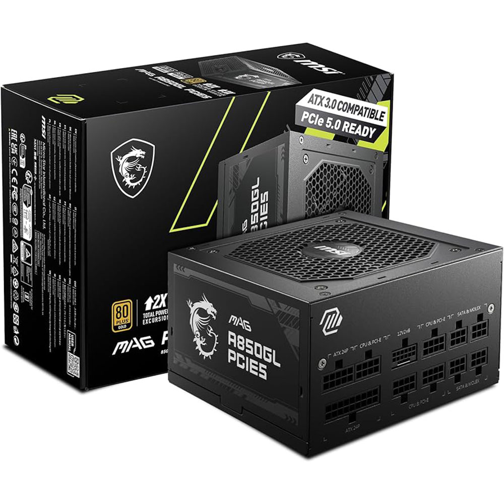 ALIMENTATION MSI MAG A650GL 80+ GOLD FULL MODULAR