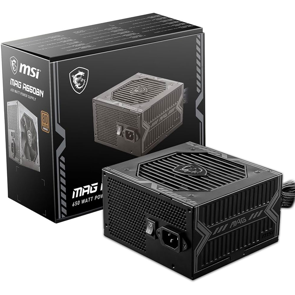 ALIMENTATION MSI MAG A650BN 650 WATTS 80 PLUS BRONZE