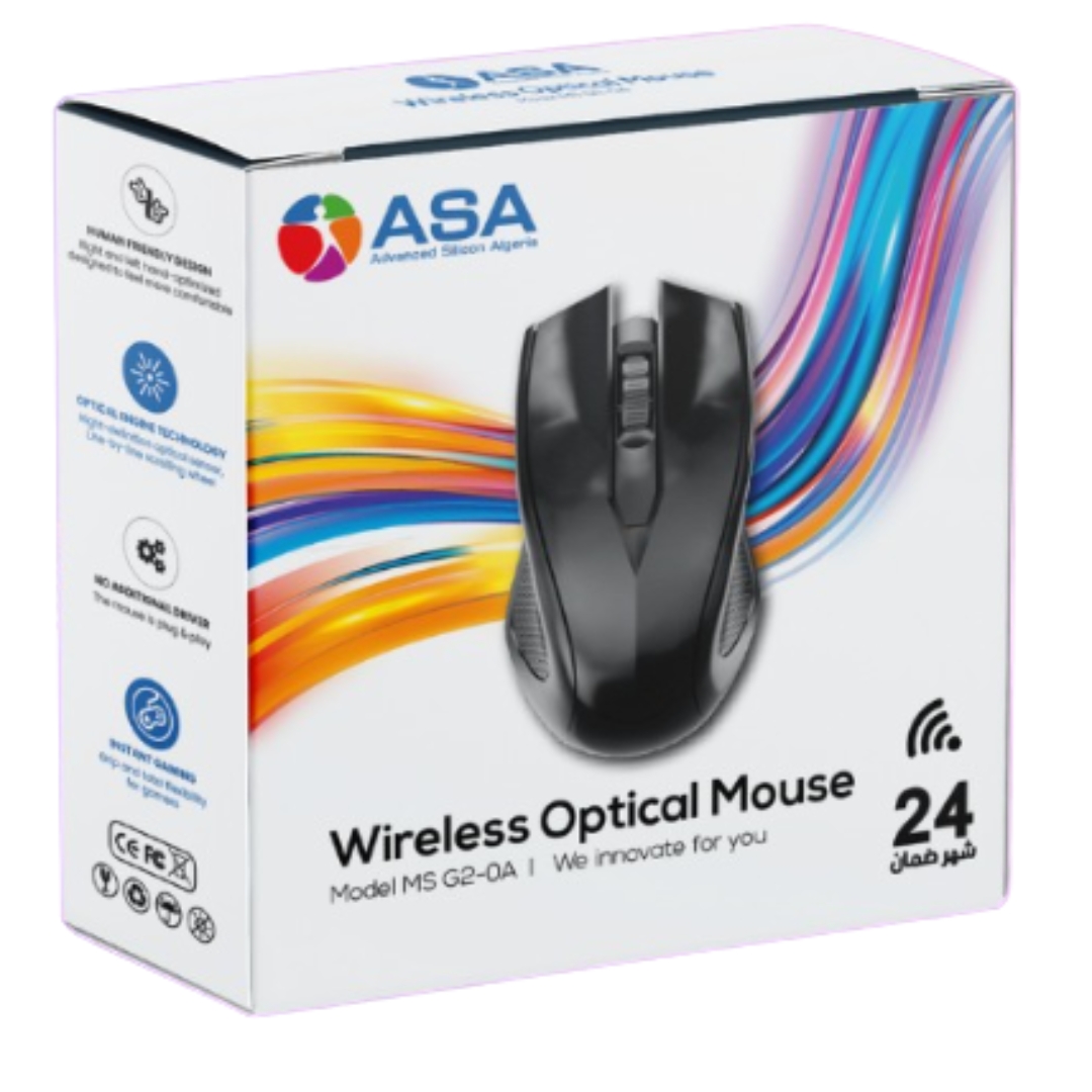 SOURIS SANS FIL ASA MODEL-MS G2-OA