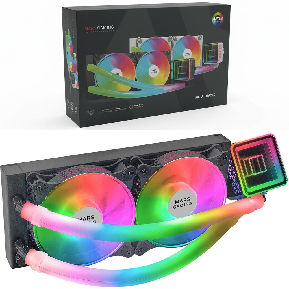 WATERCOOLING MARS GAMING ML-ULTRA240 - BLACK