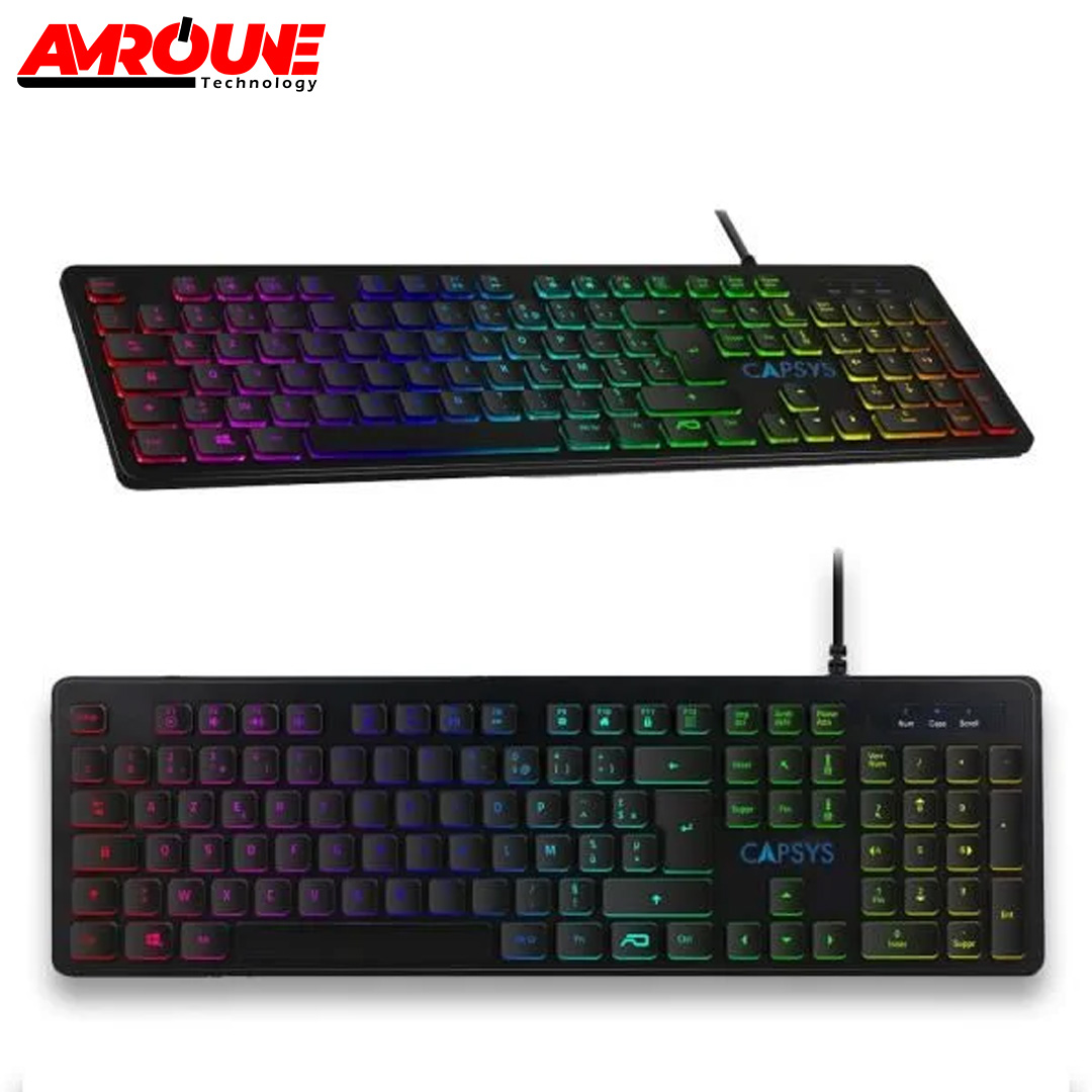 CLAVIER USB RGB KB 174