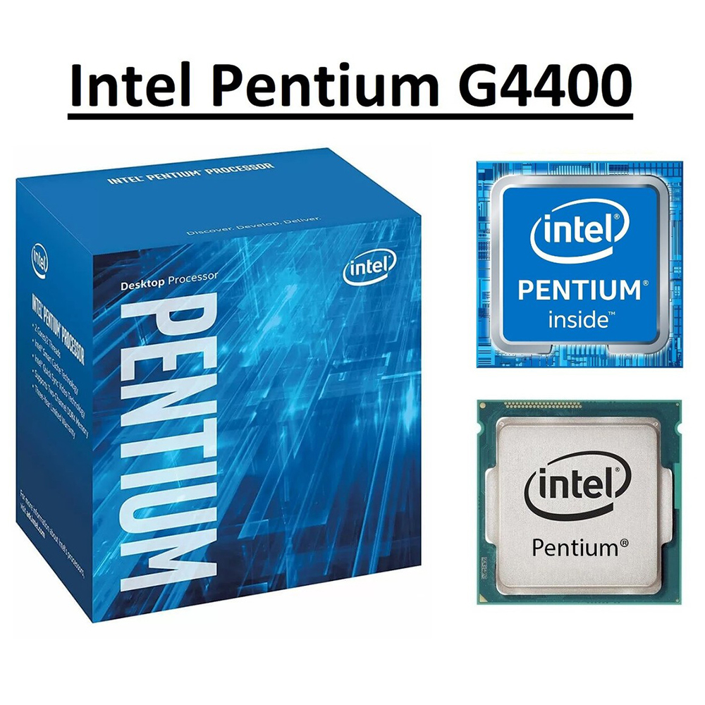 CPU INTEL 1151 G4400 2-COEURS 3,3GHZ 3MO DE CACHE BOX INTEL HD 510