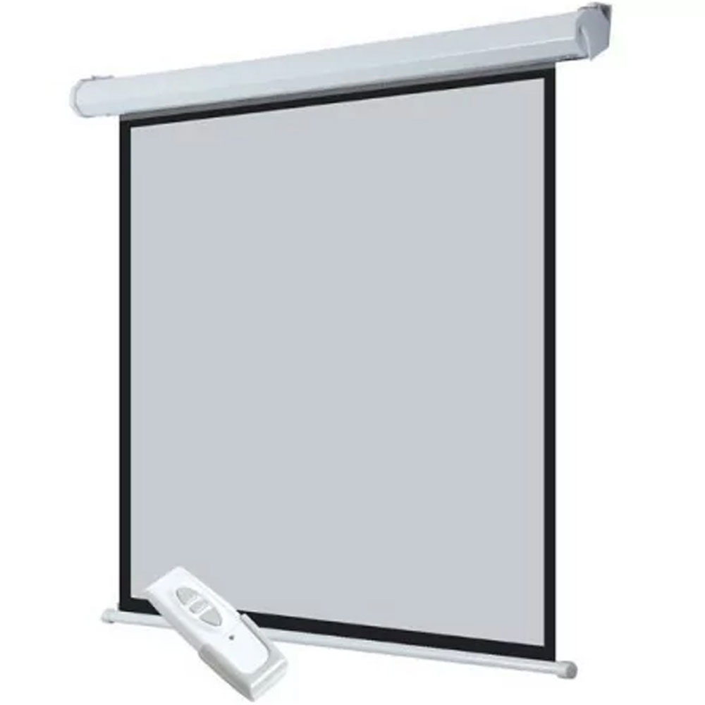 ECRAN DE PROJECTION MOTORISE 1.50M*1.50M AVEC TC ET MOTEUR
