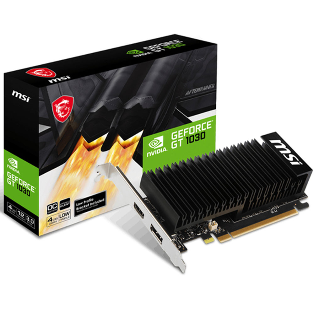 CARTE GRAPHIQUE MSI GEFORCE GT 1030 OC 4GB DDR4