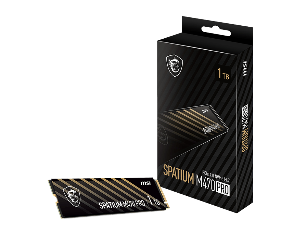 SSD NVME M,2 MSI SPATIUM M470 PRO 1000GB PCIE 4.0 (6000MB / 4500MB)