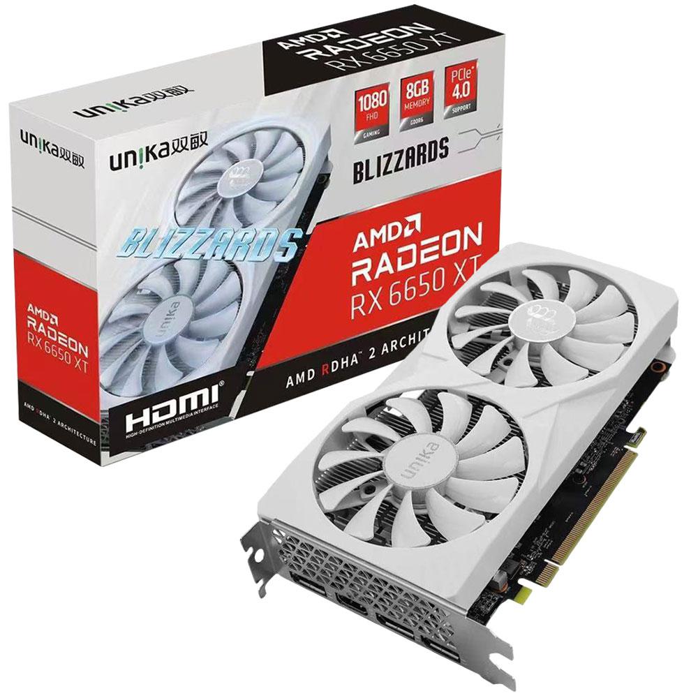 Carte Graphique UNIKA AMD Radeon RX 6650 XT Gaming with 8GB GDDR6