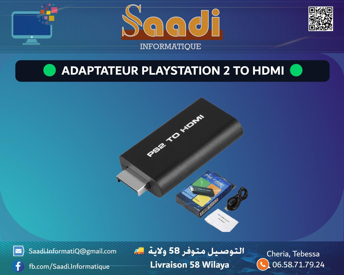 ADAPTATEUR PS2 TO HDMI