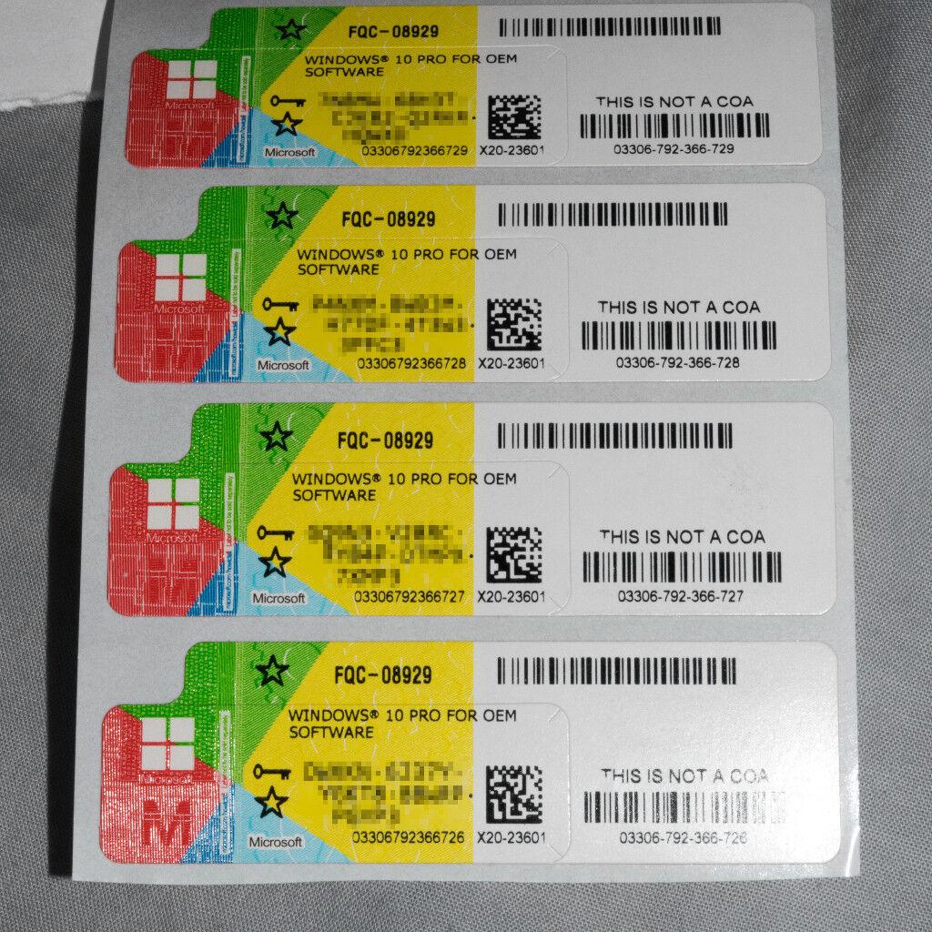 Licence Microsoft Windows 10 Pro