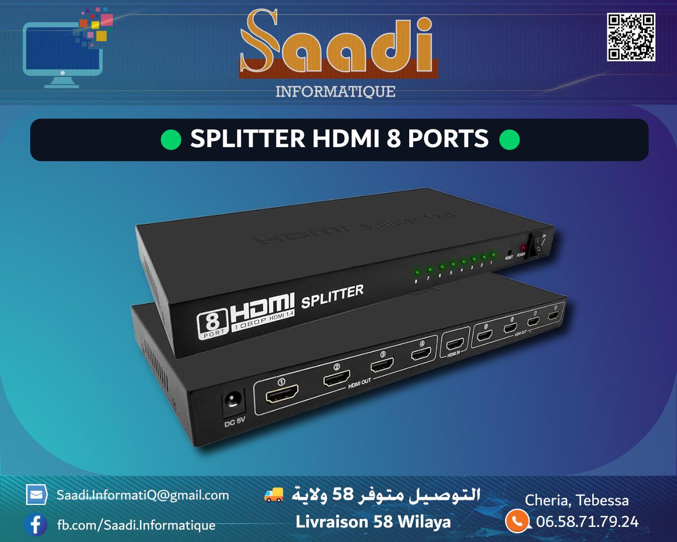 SPLITTER HDMI 8 PORTS