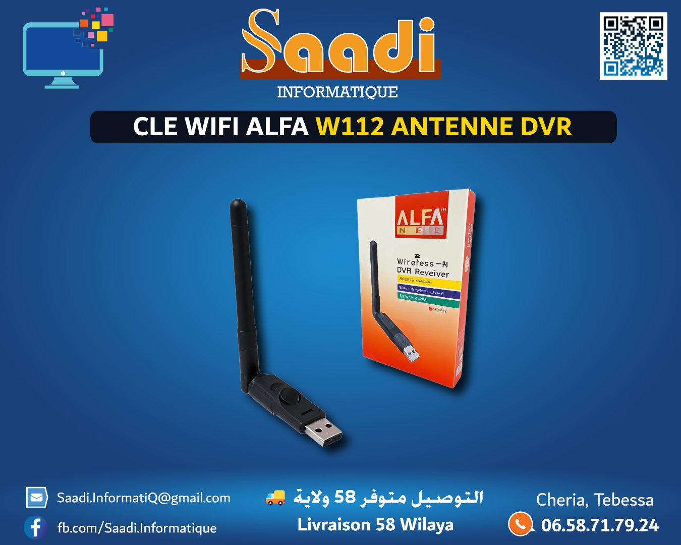 CLE WIFI ALFA W112 ANTENNE DVR