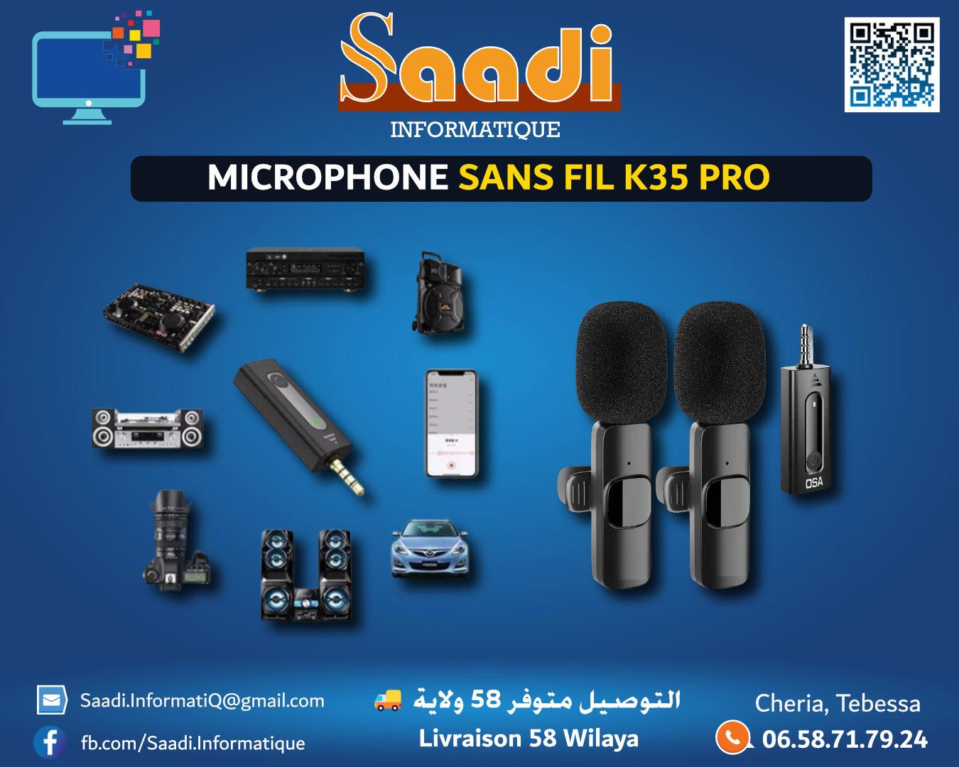 MICROPHONE SANS FIL K35 PRO