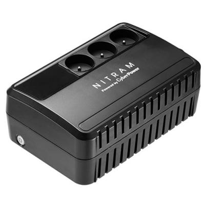 ONDULEUR NITRAM BU600E 600VA/360W 3 PRISE REGULATEUR DE TENSION