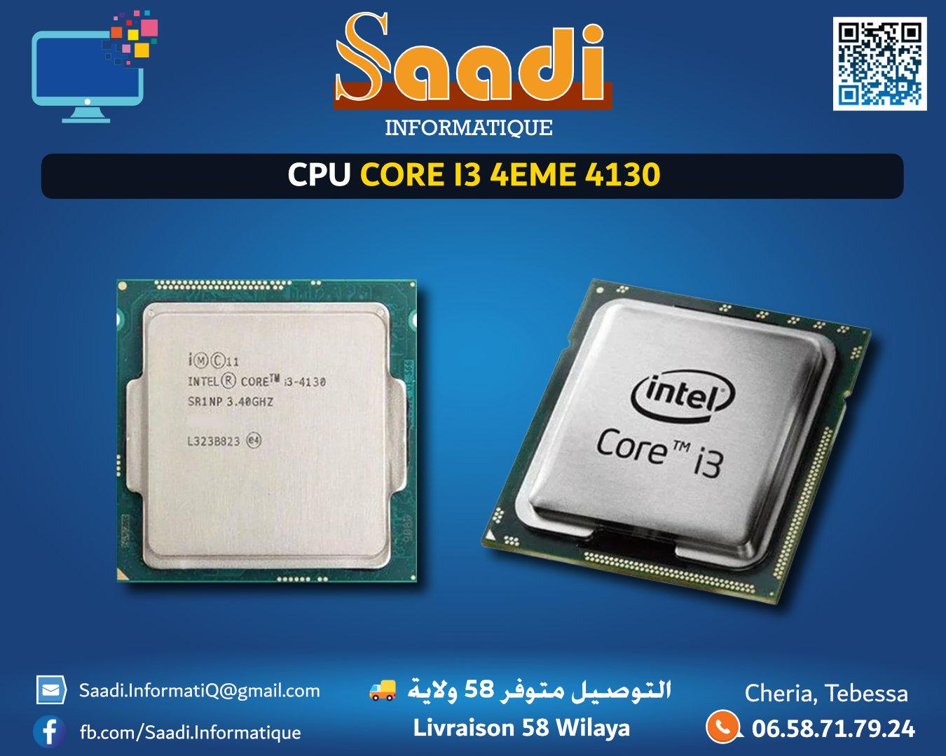 PROCESSEUR/CPU INTEL CORE I3-4130 4EME GENERATION