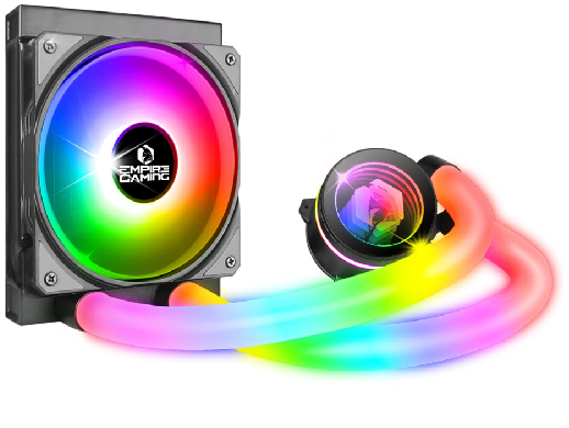 VENTILATEUR CPU WATER COOLING MAGMA 120 1X FAN WHITE ARGB