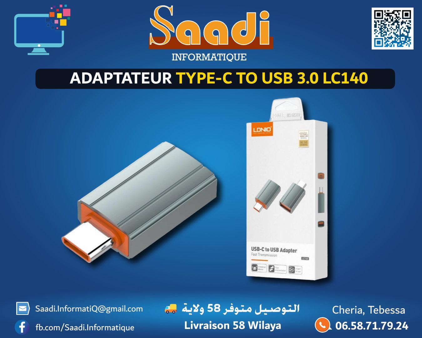 ADAPTATEUR TYPE-C TO USB 3.0 LC140