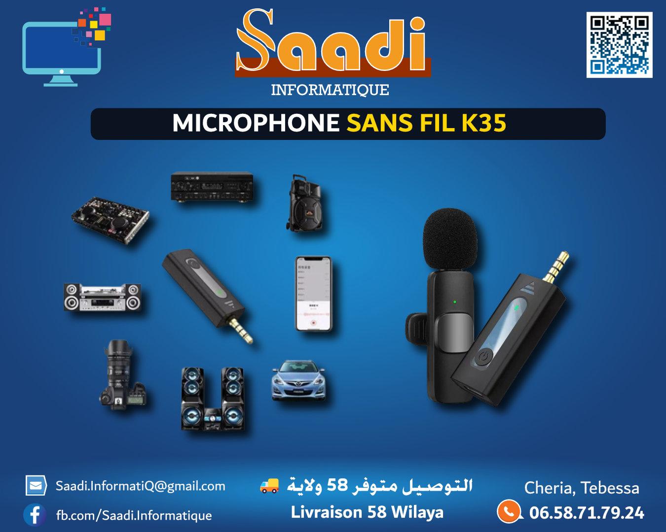 MICROPHONE SANS FIL K35