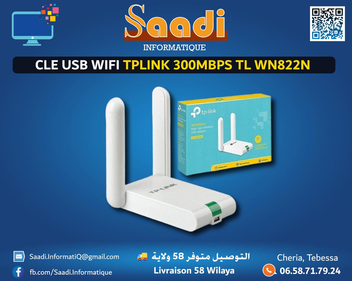 CLE WIFI TPLINK 300MBPS TL WN822N V5.0