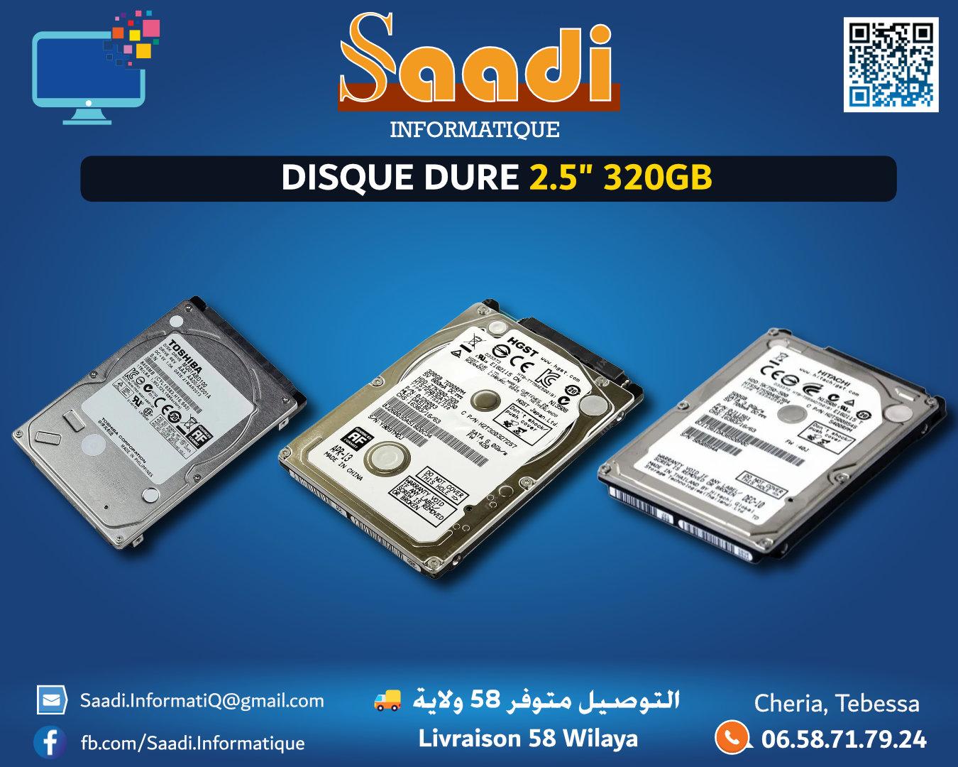 DISQUE DURE 2.5" 320GB