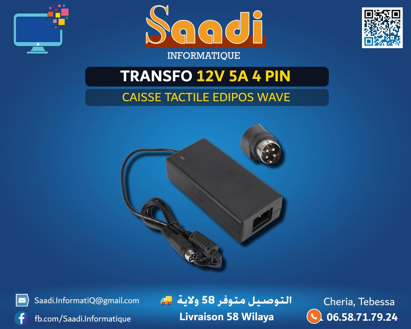 TRANSFO 12V 5A 4 PIN
