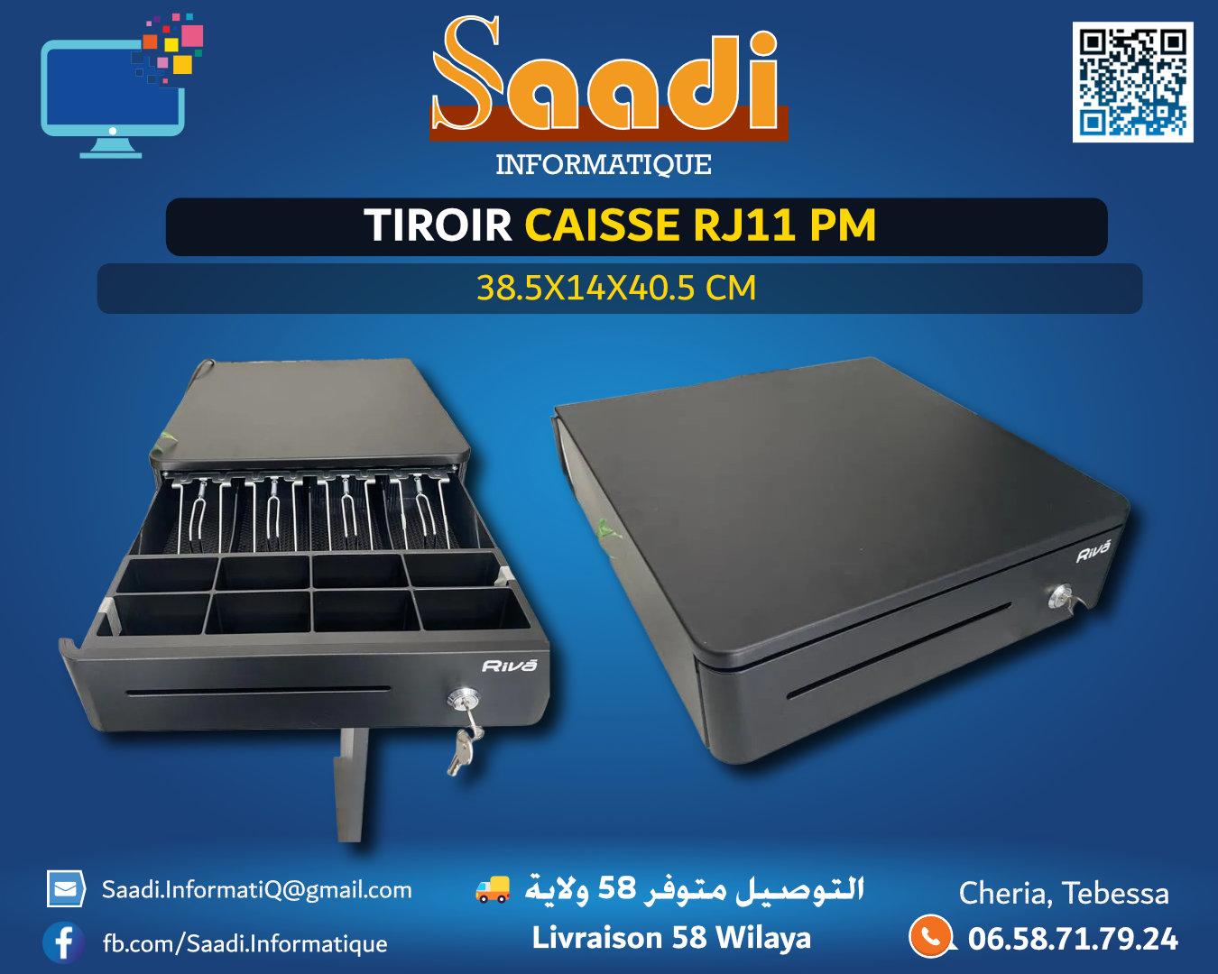 TIROIR CAISSE 38.5X14X40.5 CM RJ11 PM