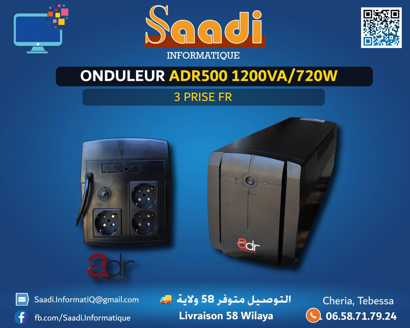 ONDULEUR ADR500 1200VA/720W