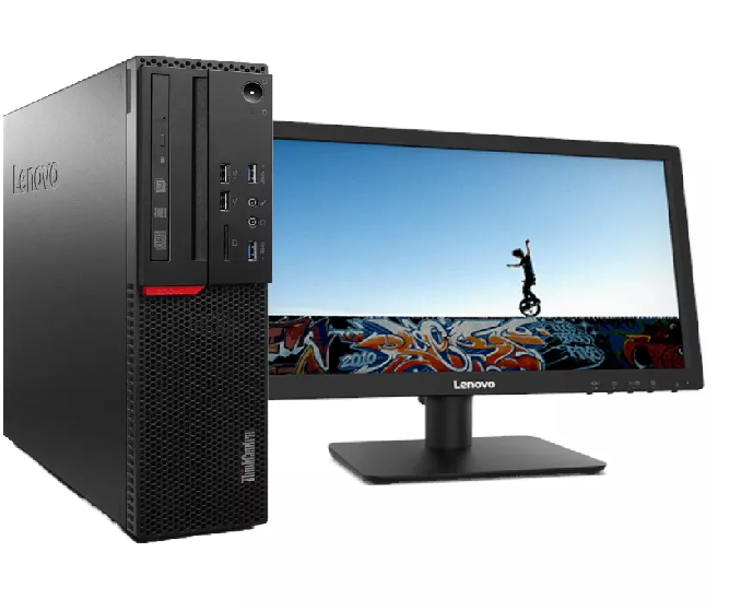 PC BUREAU LENOVO I5-6TH/DDR4 8G/SSD 256/ECRAN 19"+CLAVIER SOURIS